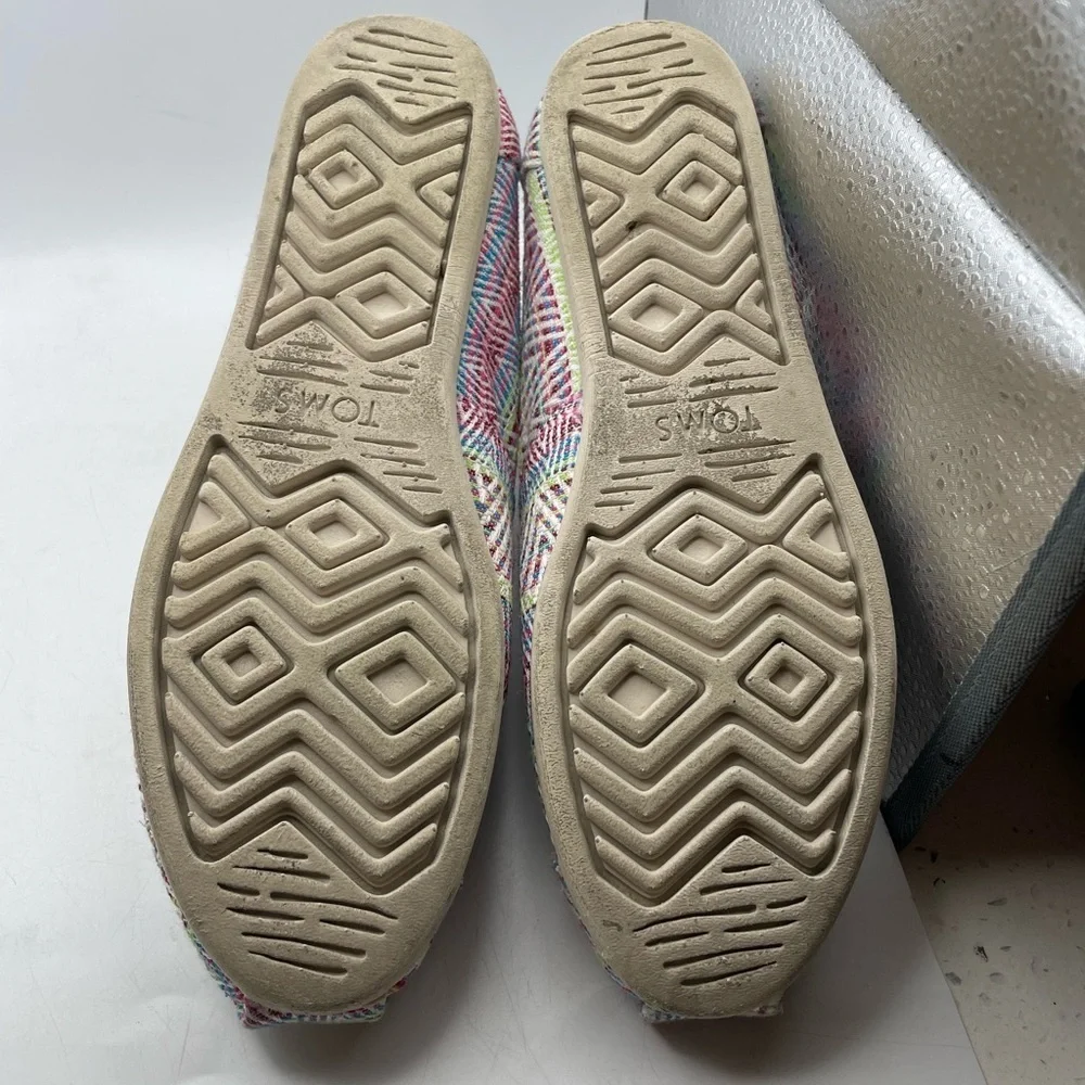 Toms Alpargata Colorful Women's Slip-On Shoes size 8